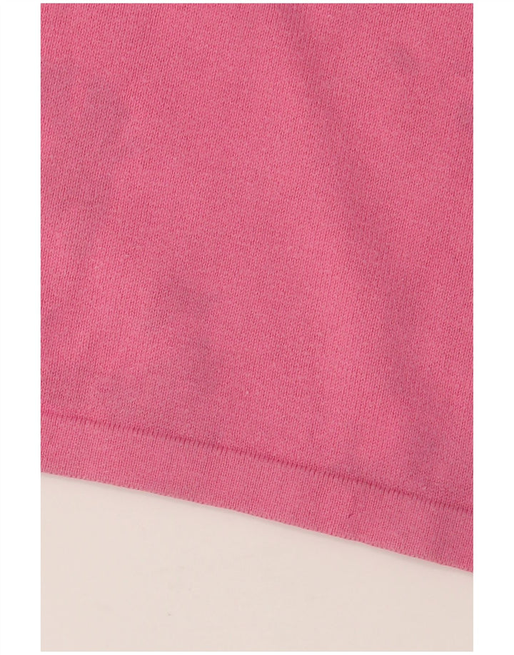 Женская рубашка-поло BENETTON UK 16, большая зеленая, хлопок с цветными блоками