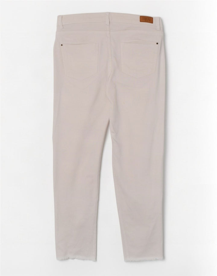 Женские укороченные джинсы Zara Trafaluc EU 40 Medium W30 L23 Белые