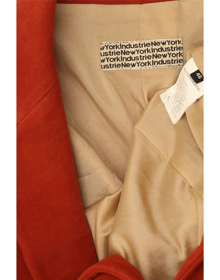 Женское пальто New York Industrie IT 46, большое красное, шерсть