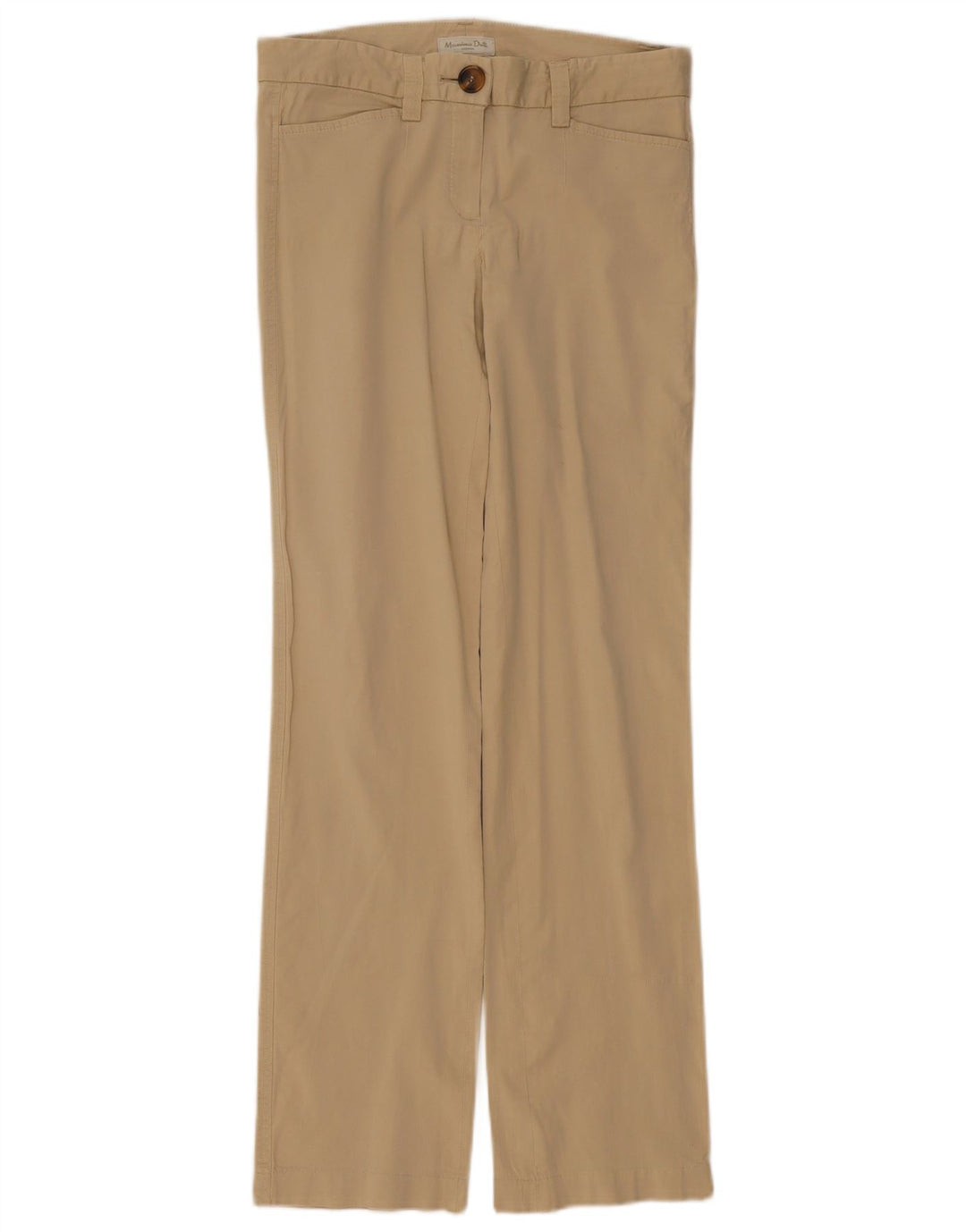 Женские прямые повседневные брюки Massimo Dutti W30 L32 бежевые