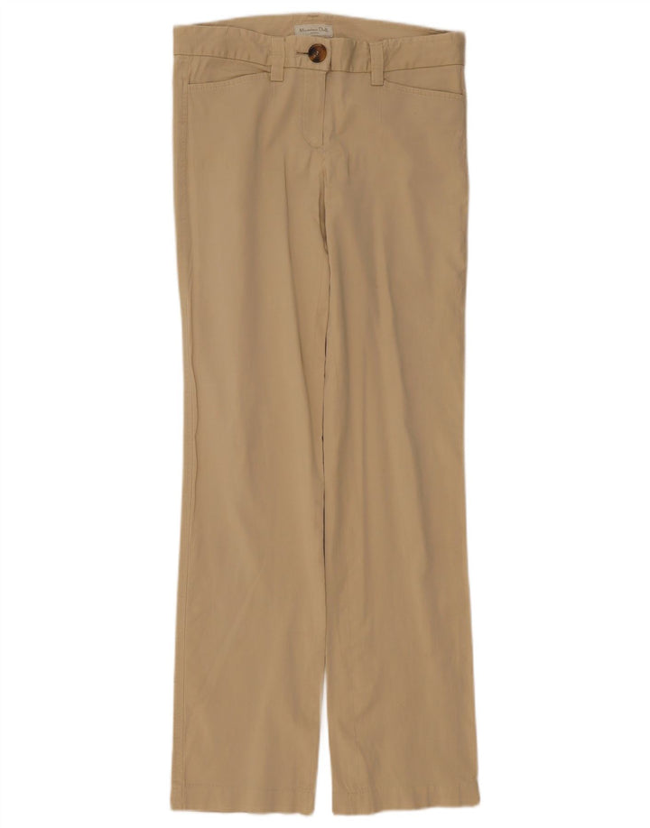Женские прямые повседневные брюки Massimo Dutti W30 L32 бежевые
