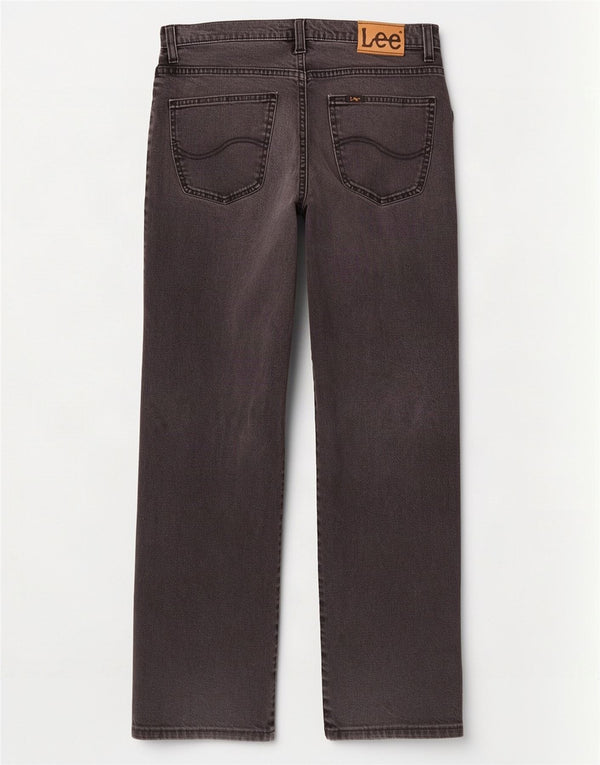 Мужские прямые джинсы Lee Brooklyn W33 L31, черный хлопок