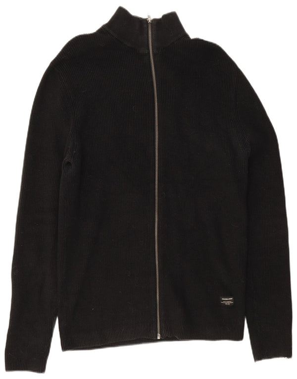 Мужской кардиган Jack & Jones XL, черный хлопок