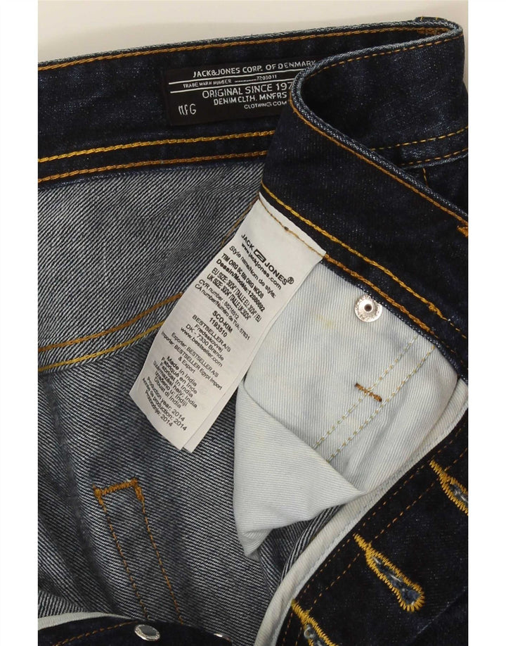 Мужские джинсы Jack & Jones Tim Slim W30 L34, темно-синий, хлопок