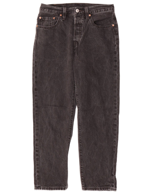 Женские прямые джинсы Levi's 501 W27 L26, черный хлопок