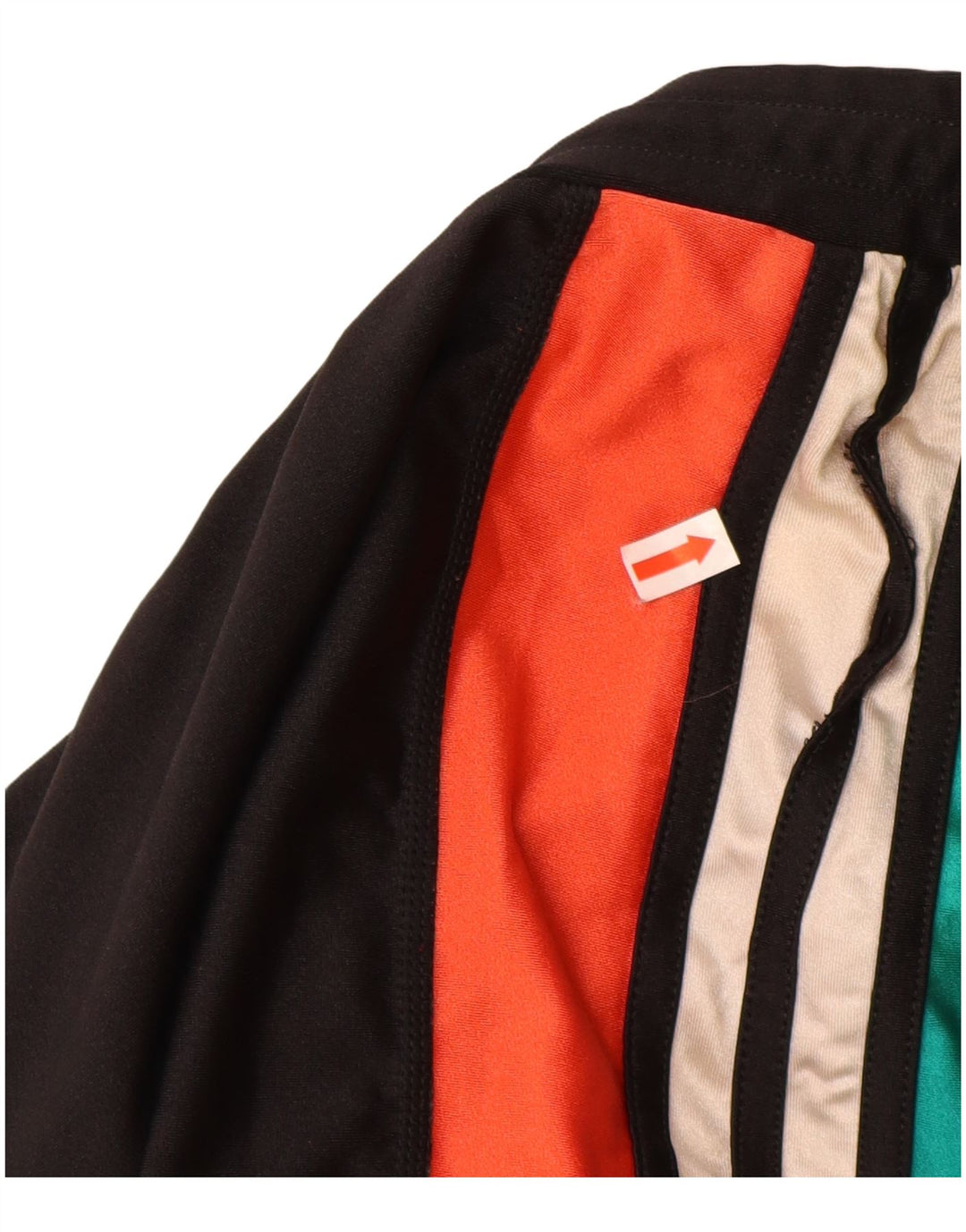 Мужские спортивные шорты ADIDAS, большие черные цветные блоки, полиамид