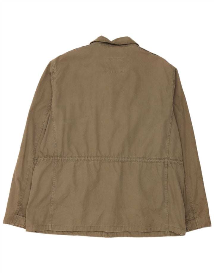 Женская куртка Marks & Spencer UK 44 2XL, хлопок цвета хаки
