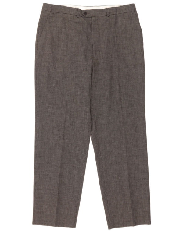 Мужские брюки Marks & Spencer St. Michael W36 L31 серые с узором 