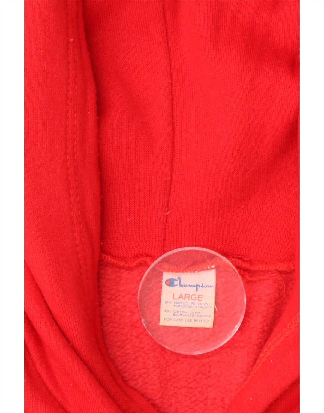 Женский джемпер с капюшоном CHAMPION UK 16, большой красный акрил