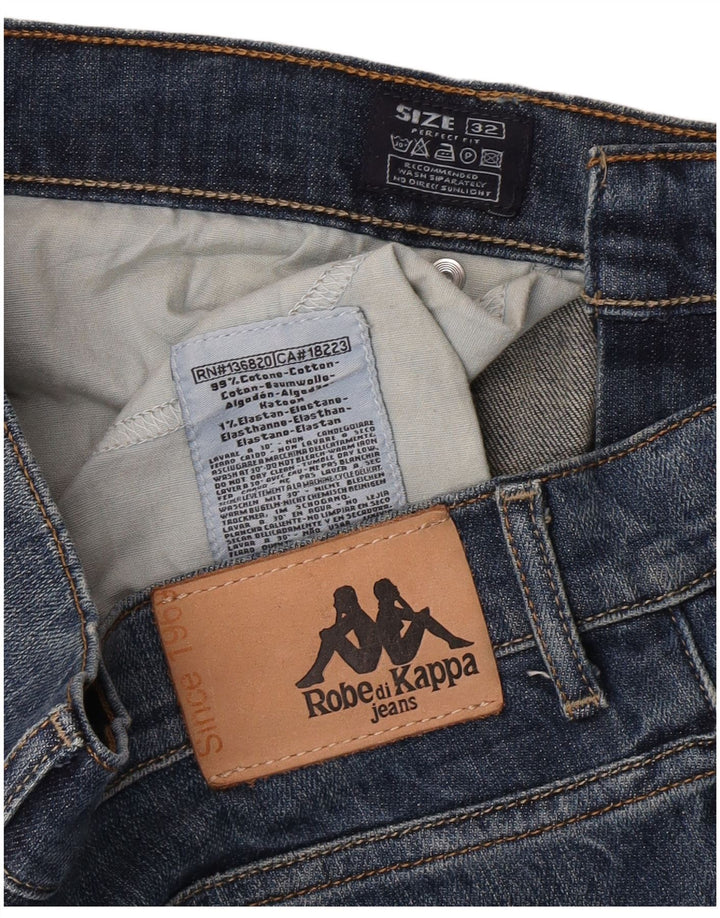 Мужские прямые джинсы Kappa Perfect Fit W32 L31, синие, хлопок