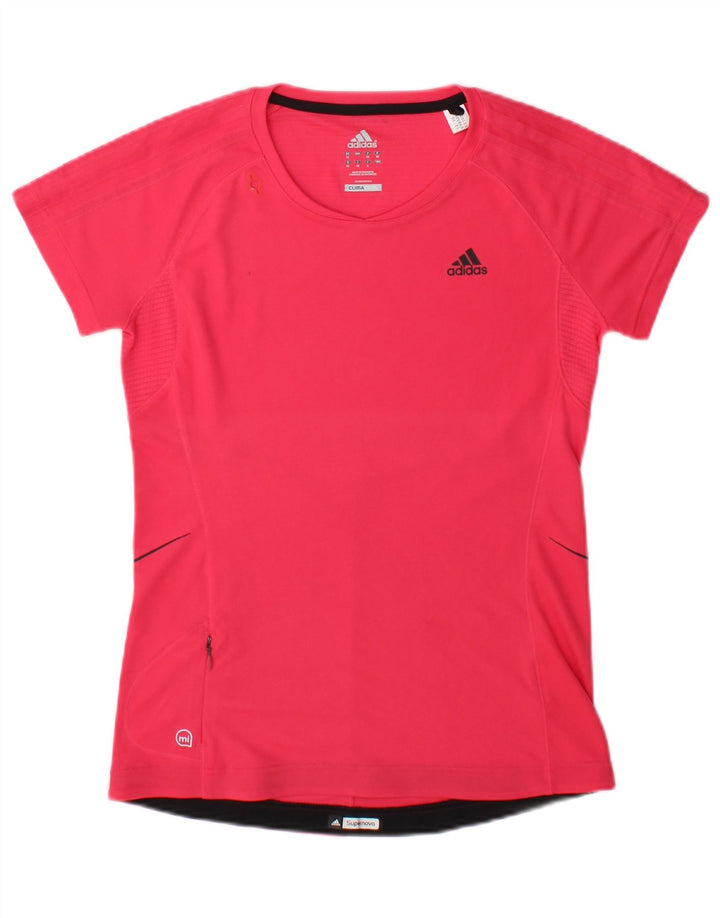 Женская футболка Adidas Climacool Top UK 12 Medium Pink