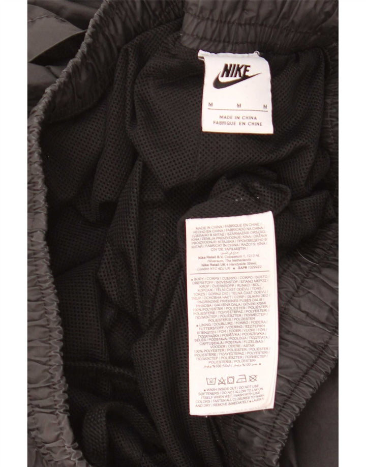 Мужские спортивные брюки с графическим рисунком Nike, джоггеры, средний черный, полиэстер