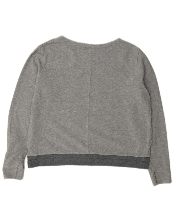 Женский свитер Nike UK 18 XL, серый хлопок