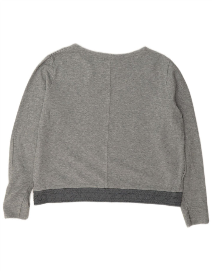 Женский свитер Nike UK 18 XL, серый хлопок