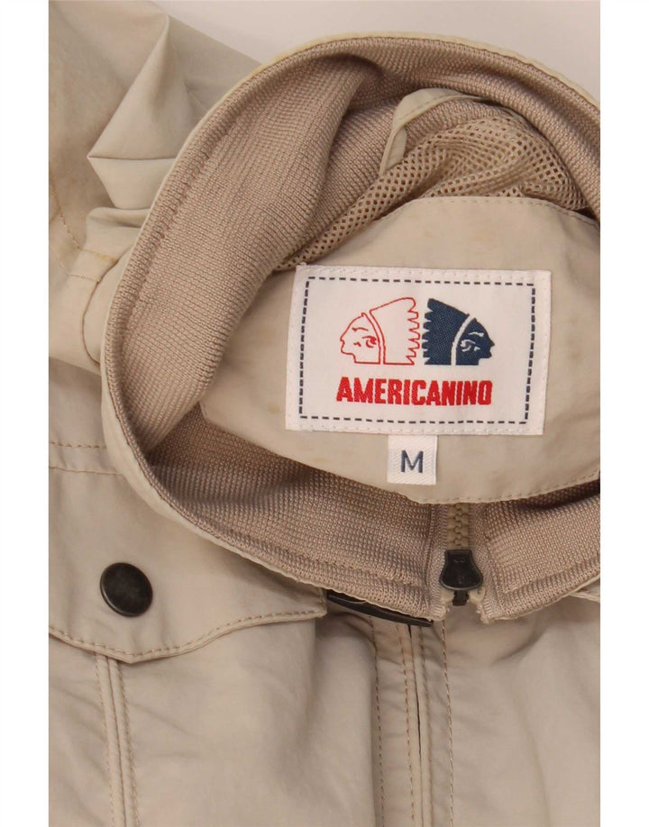 Мужская куртка-бомбер Americanino UK 38 Средний Бежевый Полиамид
