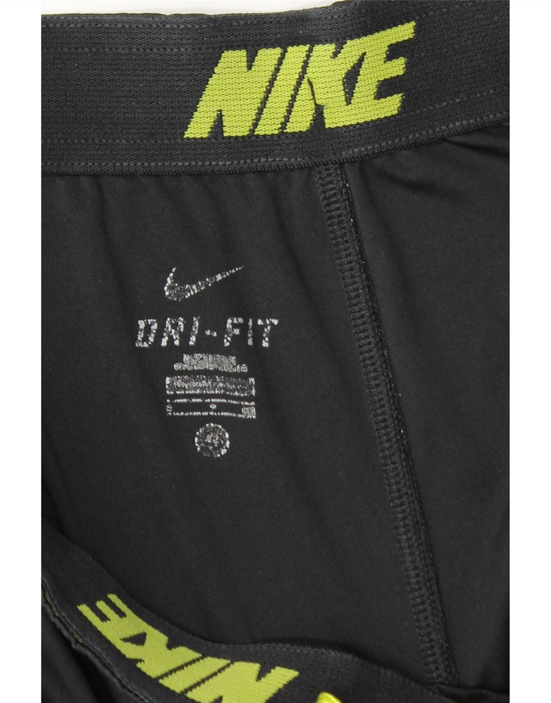 Мужские спортивные шорты Nike, маленькие черные, полиэстер с цветными блоками