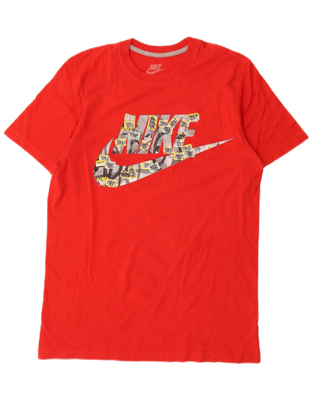 Мужская футболка с рисунком Nike Regular Fit, средний красный