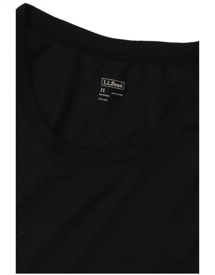 Женский жилет L.L.Bean Top UK 20 2XL, черный полиэстер