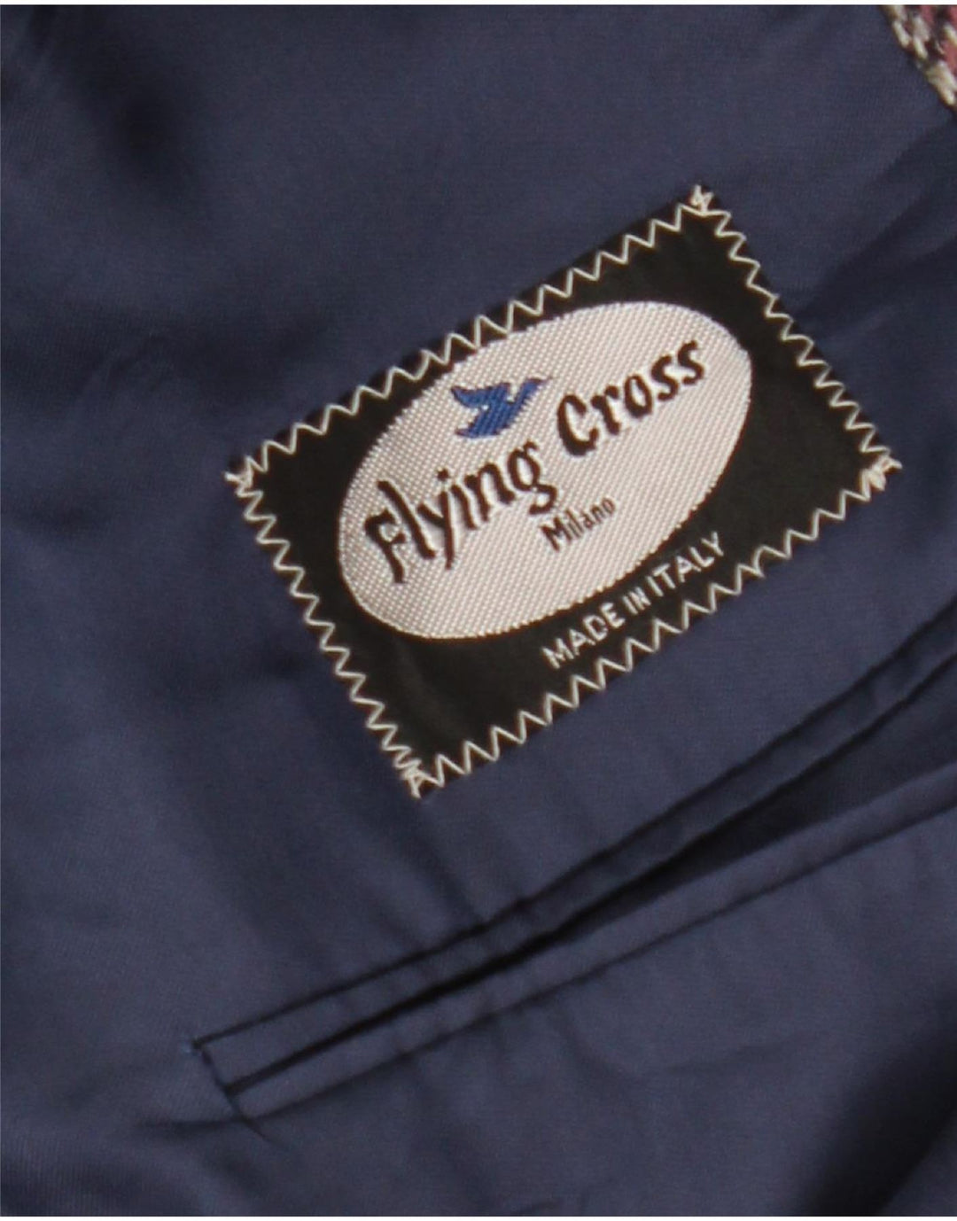 Винтажный мужской пиджак IT 50, большой разноцветный шерстяной узор с рисунком «елочка»