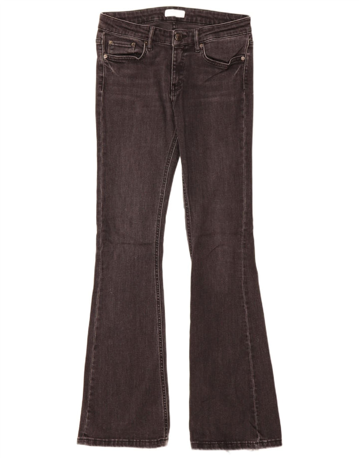 Женские расклешенные джинсы Zara EU 38 Small W28 L32 Серые