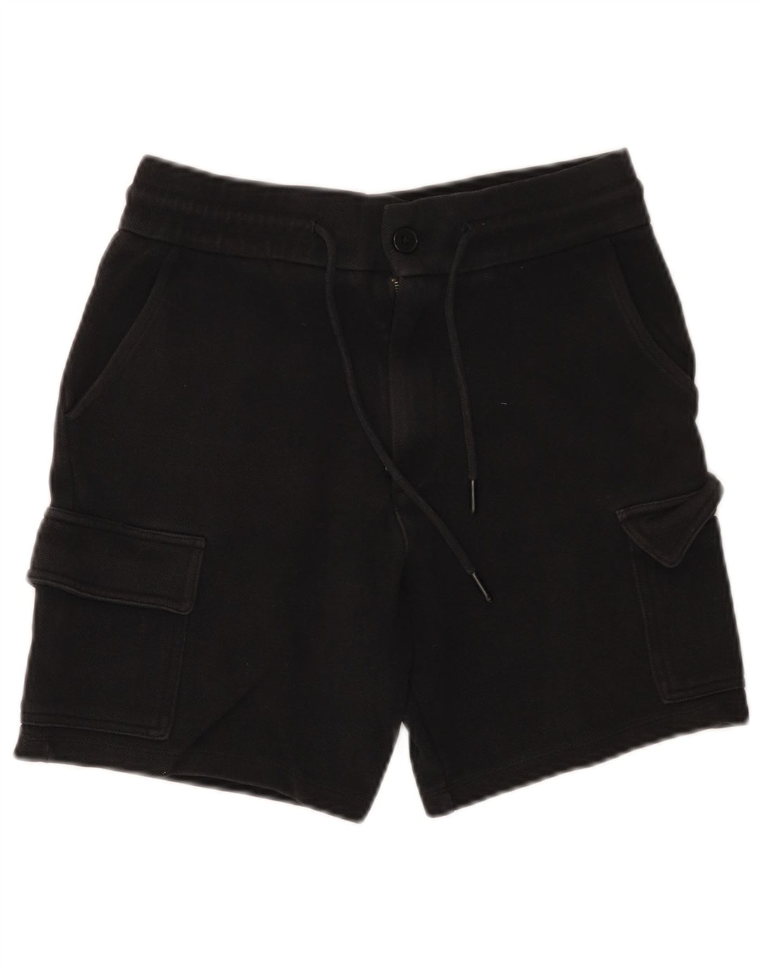 Мужские шорты-карго Zara W30, черные, хлопковые