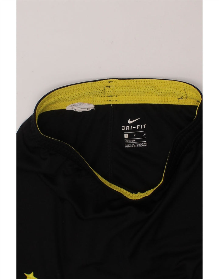 NIKE Boys Dri Fit Sport Shorts 8-9 Years Small Black Vintage Nike and Second-Hand Nike from Messina Hembry 