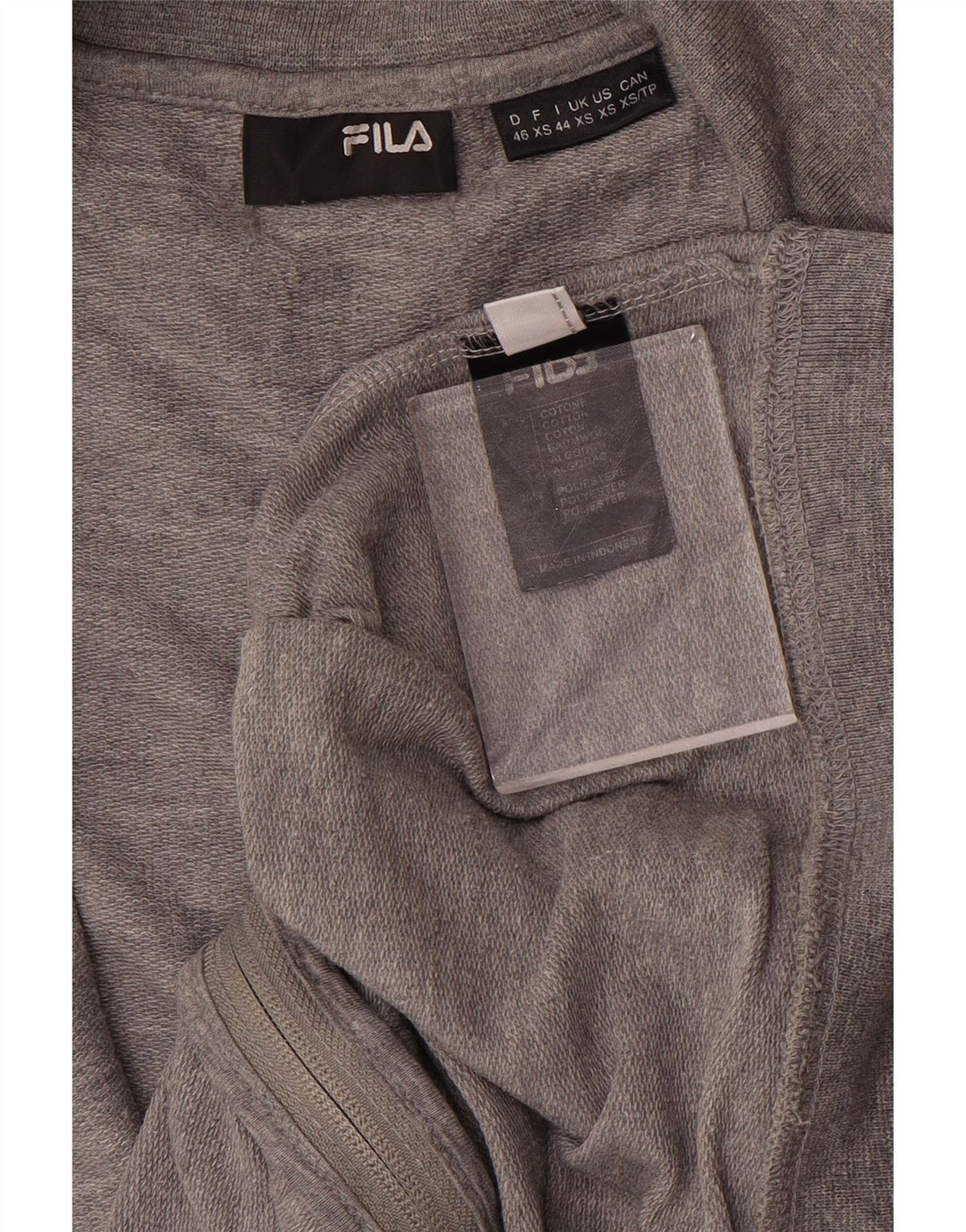 Fila Мужской спортивный костюм Top Jacket XS Серый хлопок