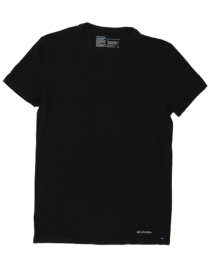 Мужская футболка Columbia Top, маленький черный хлопок