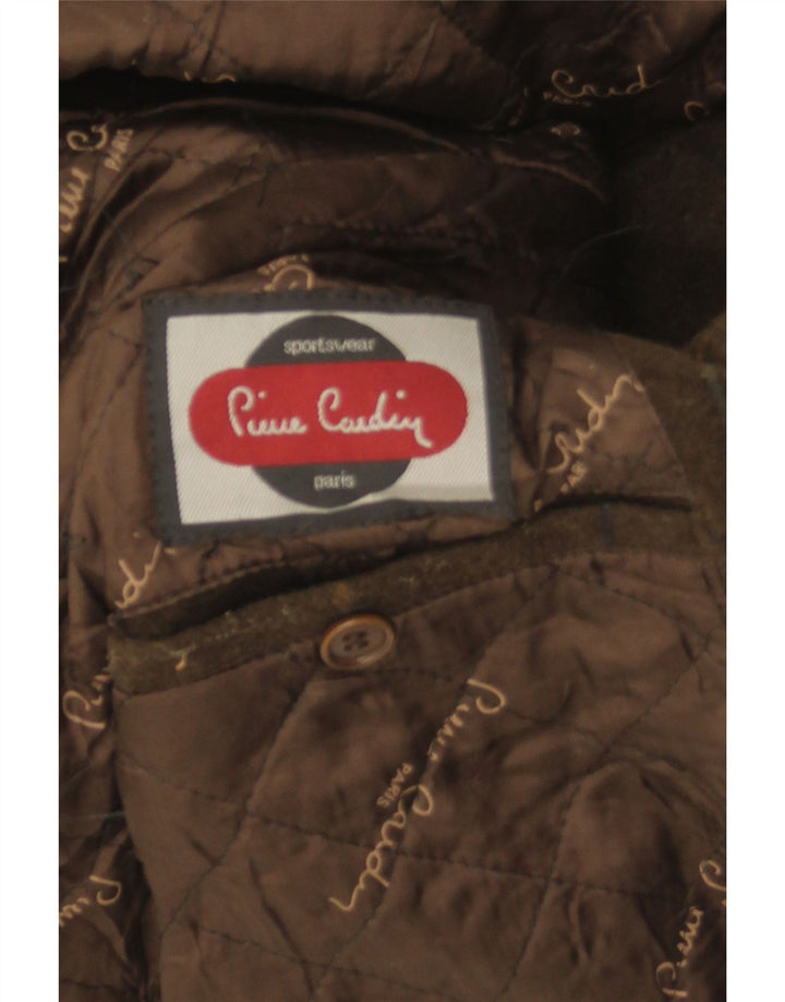 Мужская куртка-бомбер Pierre Cardin UK 42 XL в клетку цвета хаки