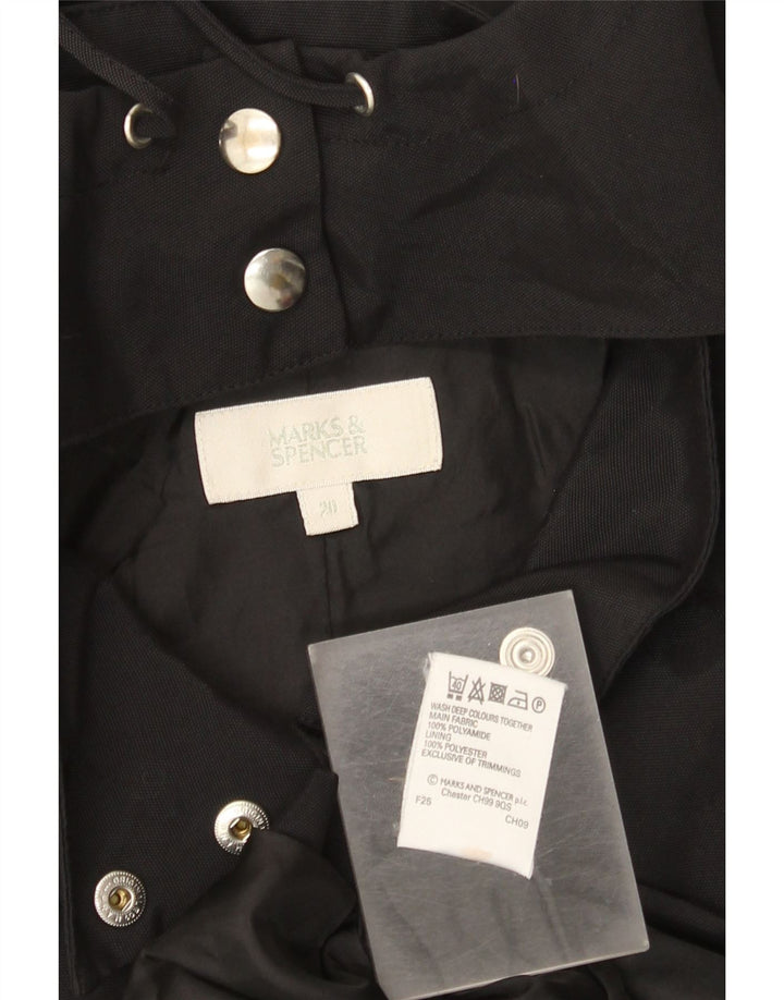 Женская ветровка MARKS & SPENCER UK 20 2XL, черный полиамид