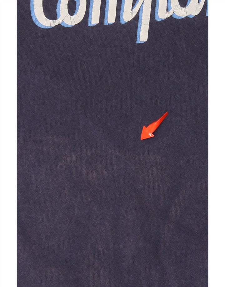 Мужская футболка с рисунком BEST COMPANY Top Small Navy Blue