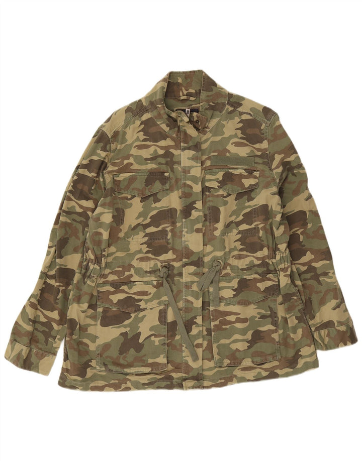 Женская куртка оверсайз Marks & Spencer UK 18 XL, камуфляж цвета хаки