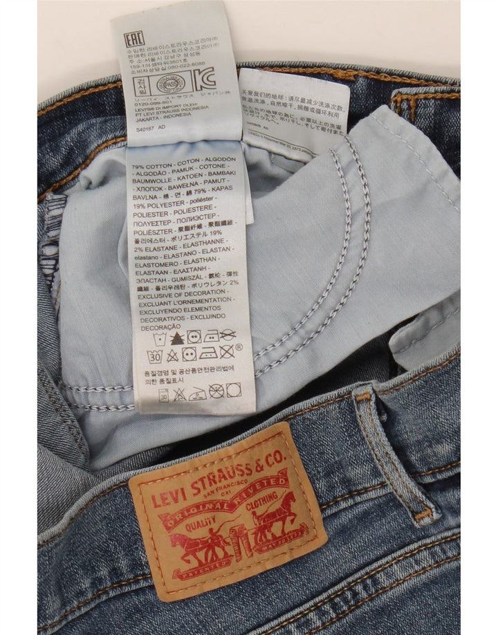 Женские классические джинсы Levi's Bootcut США 6, средние W28 L32, синие, хлопок