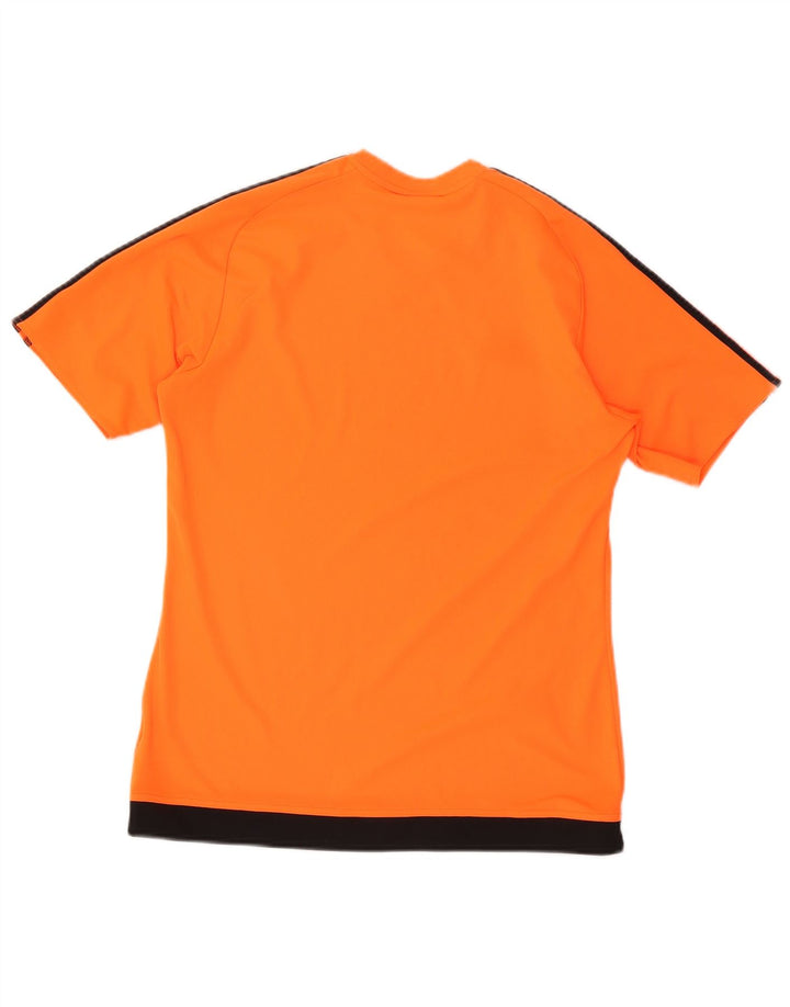 Мужская футболка Adidas Climalite Top Medium Orange Colorblock