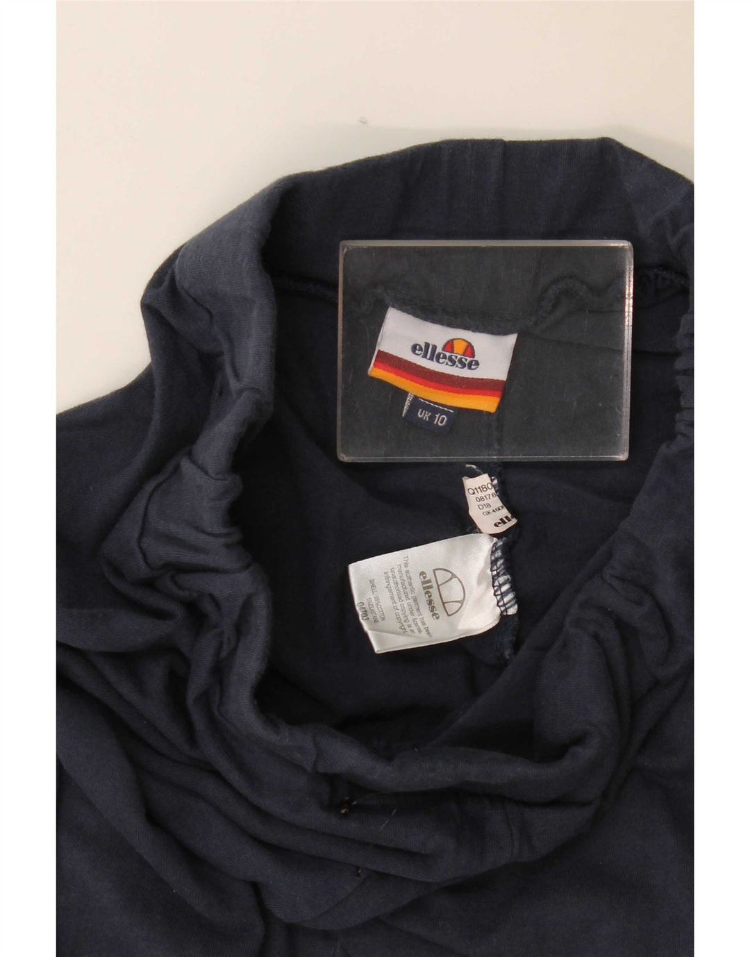 Женские леггинсы Ellesse UK 10, маленькие, темно-синие, хлопок