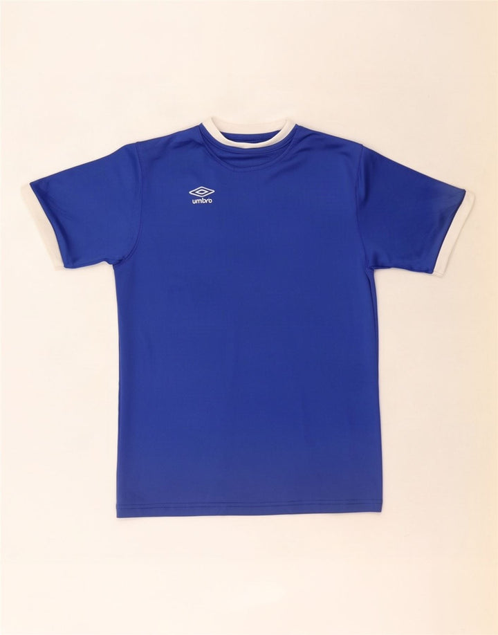 Мужская футболка Umbro, маленький синий полиэстер