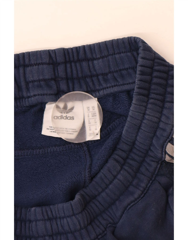 Мужские спортивные брюки Adidas Joggers среднего размера, темно-синие, хлопок
