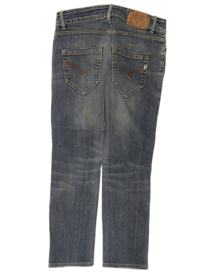 Dondup Женские прямые джинсы W29 L28 Синие хлопковые