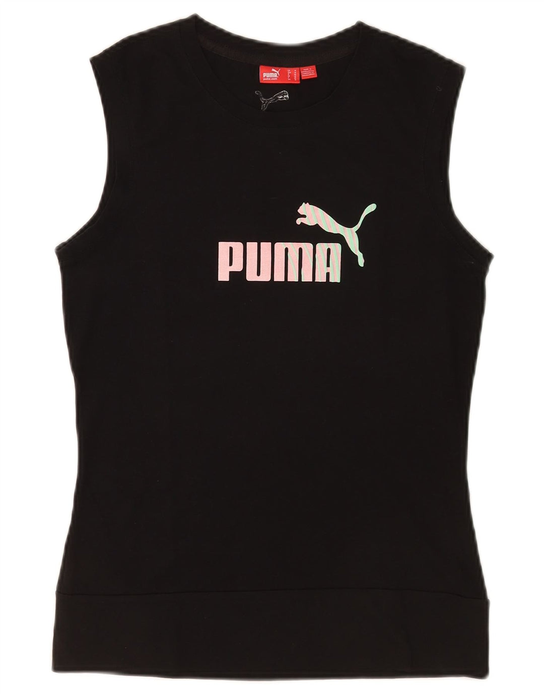 Женский жилет с рисунком Puma UK 12, средний черный хлопок