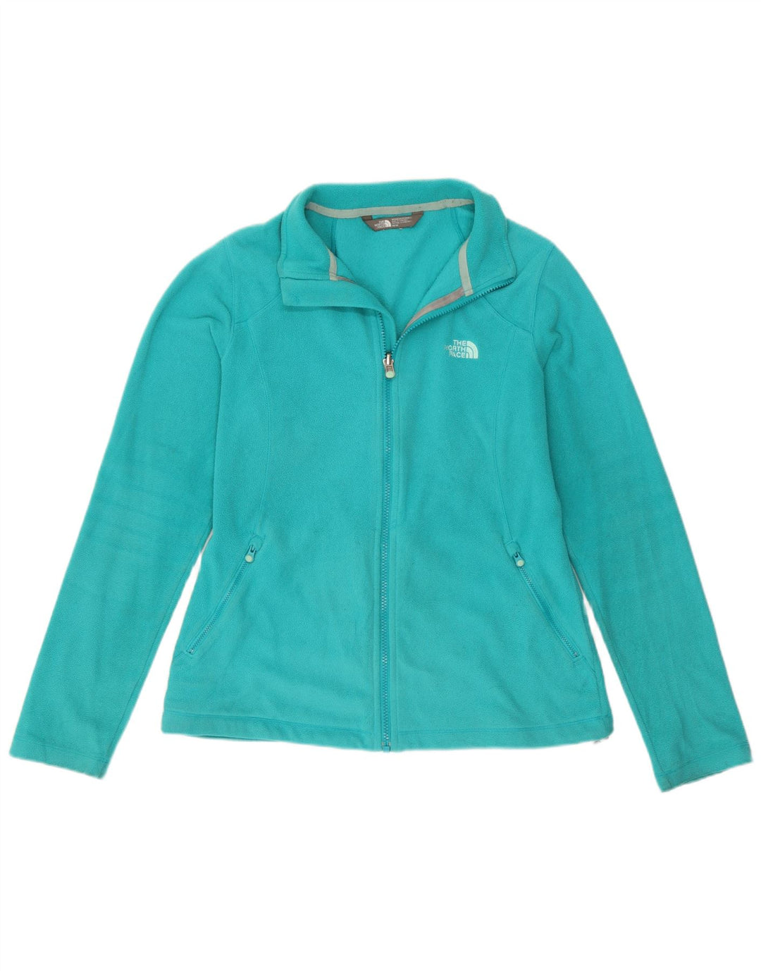 Женская флисовая куртка с подкладкой The North Face UK 14, средний бирюзовый полиэстер