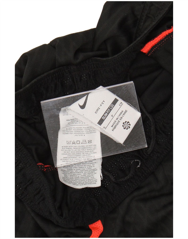 Мужские спортивные шорты NIKE Dri Fit Slim Fit, маленькие черные полиэстер с цветными блоками