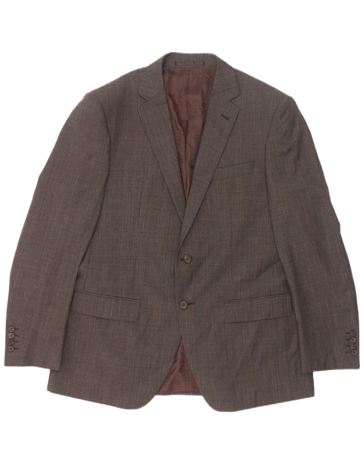 Мужской пиджак Marks & Spencer Autograph UK 42, большая серая клетка