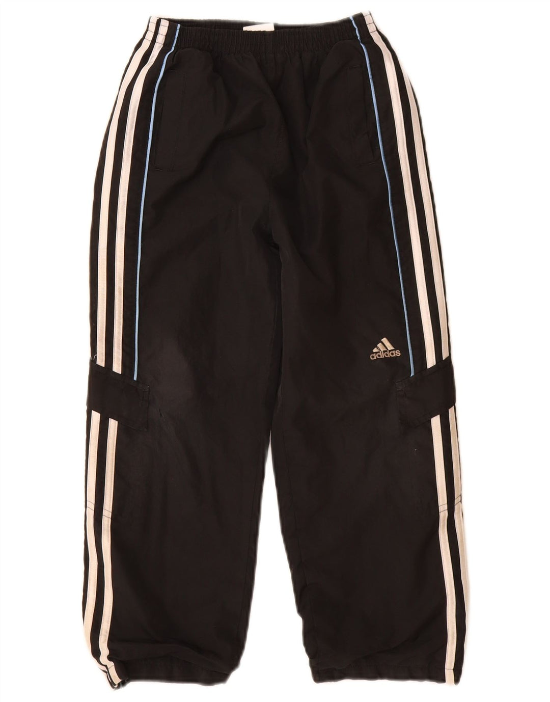 Спортивный костюм Adidas для мальчиков, брюки для бега, 6-7 лет, черный полиэстер