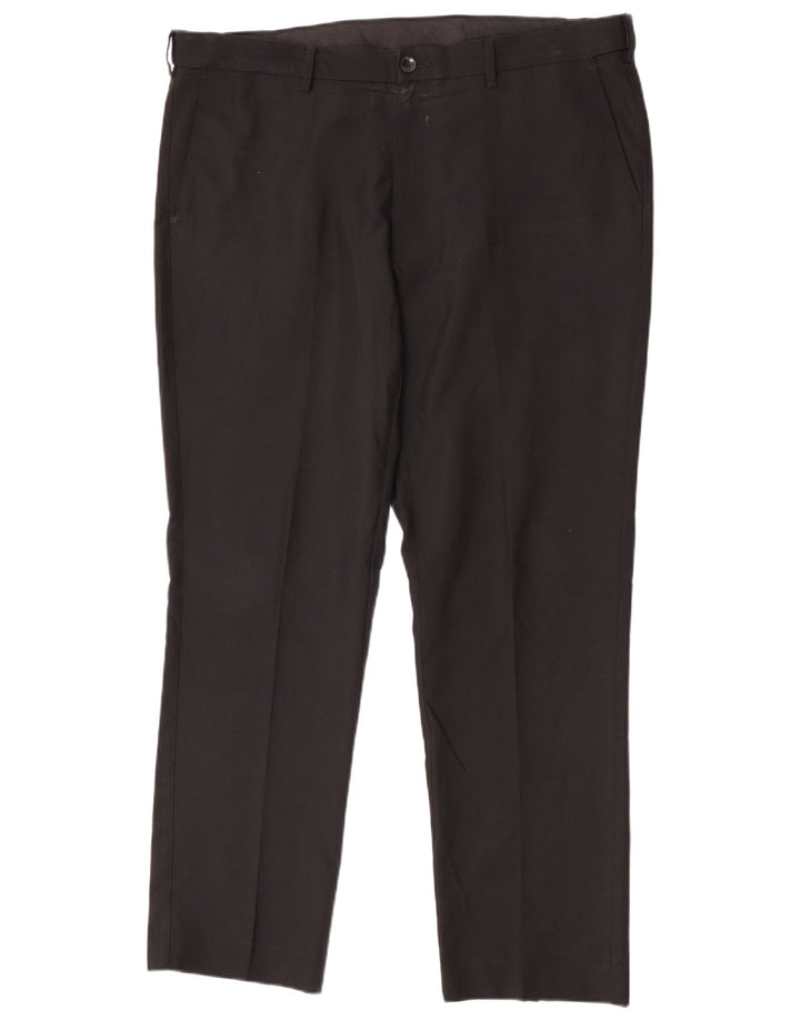 Мужские прямые брюки-чиносы Marks & Spencer W40 L31 черные