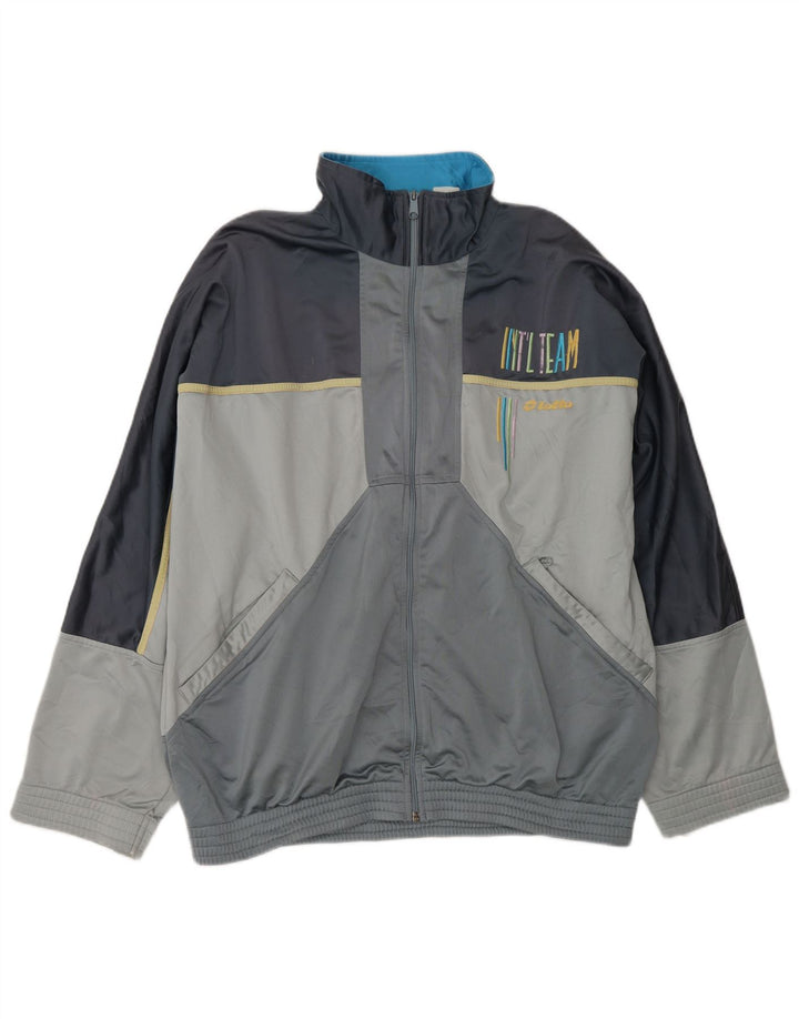 LOTTO Мужской спортивный костюм Top Jacket XL Серый с цветными блоками