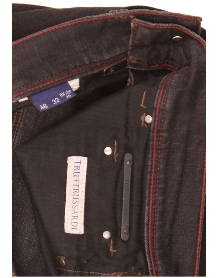 Мужские прямые джинсы Trussardi W30 L31 черные