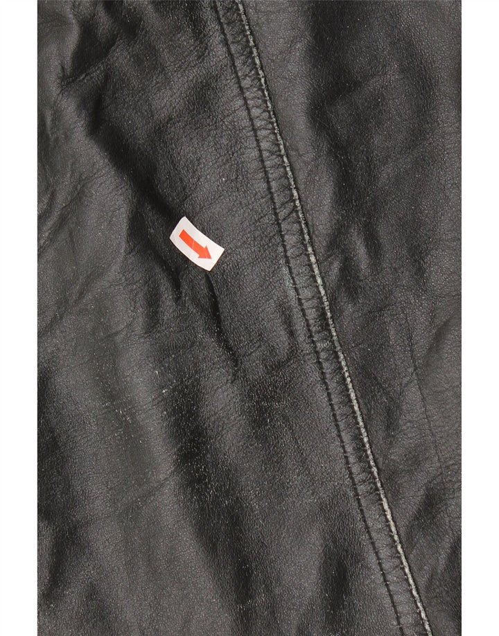 MOTIVI Женская кожаная куртка UK 14 Medium Black