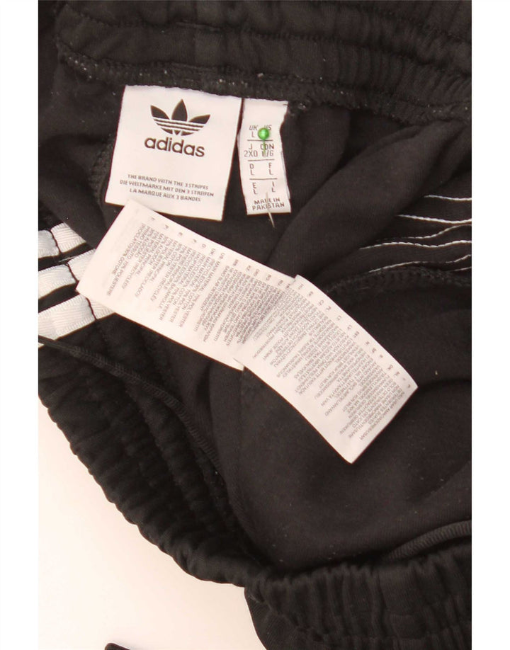 Adidas Мужские спортивные брюки Джоггеры Большой черный полиэстер