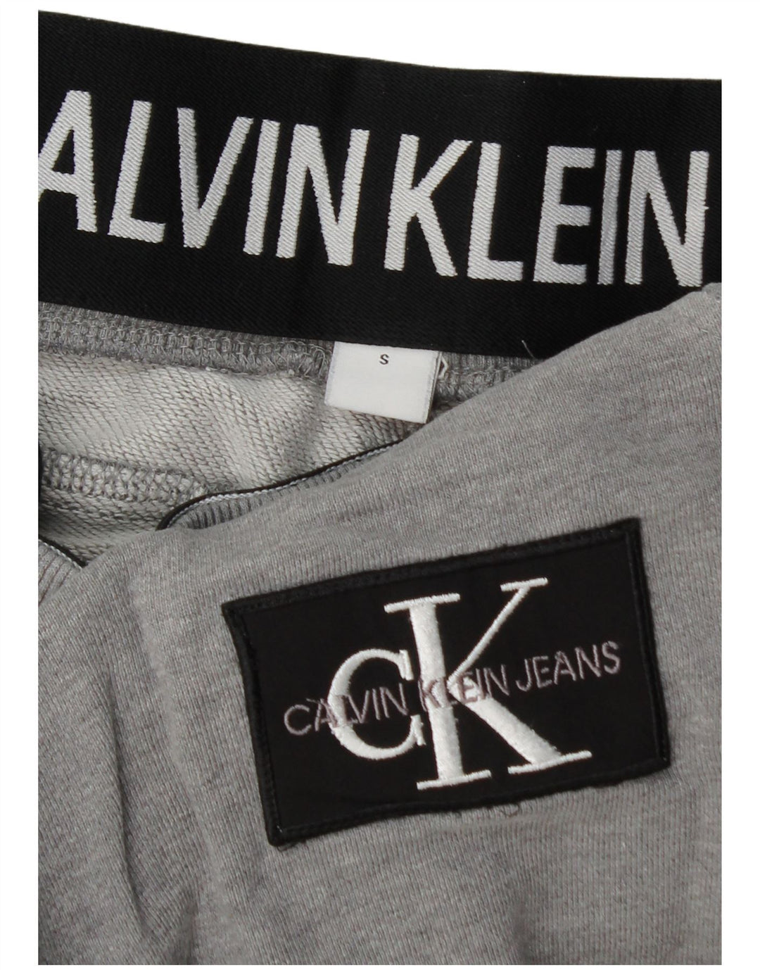Мужские спортивные брюки CALVIN KLEIN, джоггеры, маленькие серые, хлопок