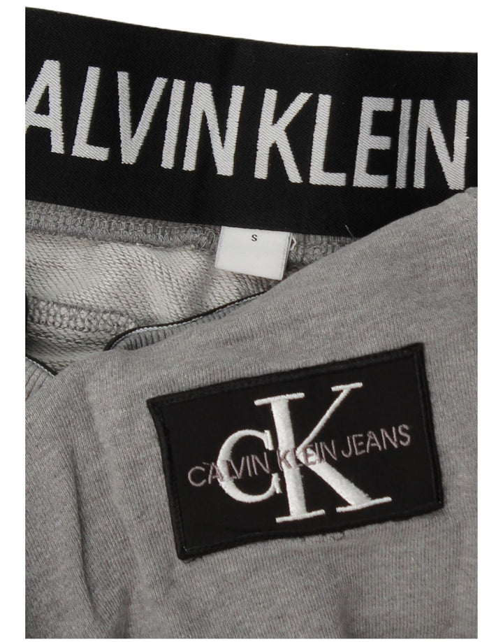 Мужские спортивные брюки CALVIN KLEIN, джоггеры, маленькие серые, хлопок